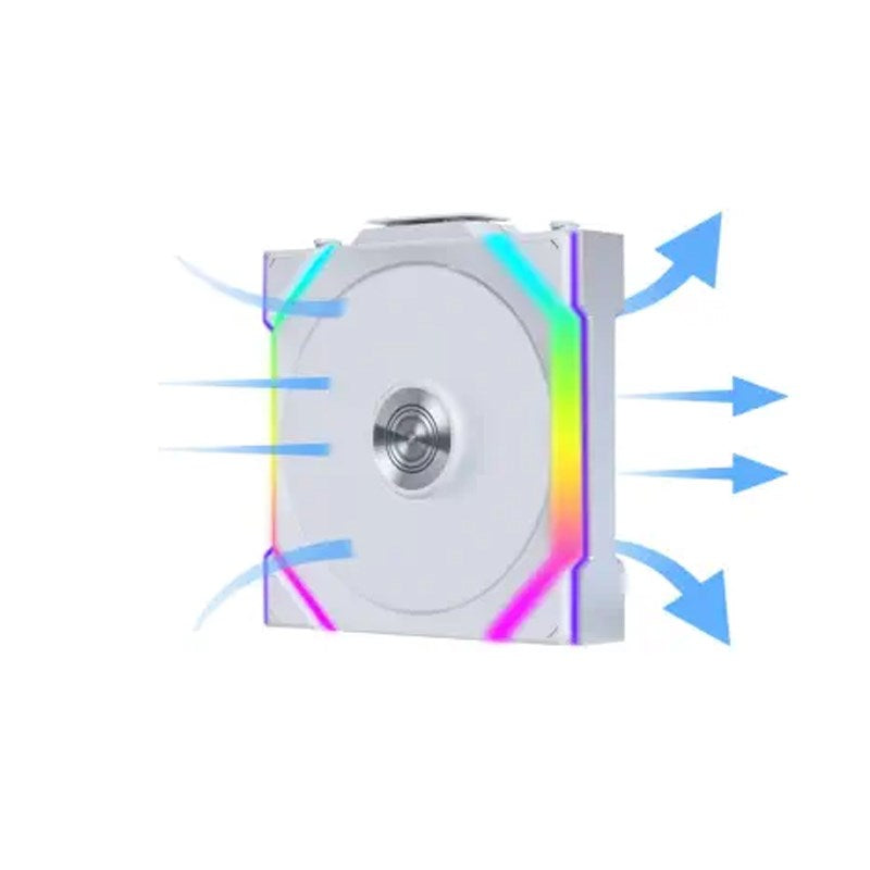 LIAN LI UNI FAN SL Wireless 120mm ARGB Case Fans (3 Pack) - White LIAN LI UNI FAN SL Wireless 120mm ARGB Case Fans (3 Pack) - White